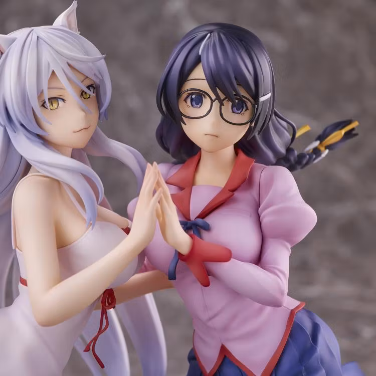 Nekomonogatari Kuro Tsubasa Hanekawa & Black Hanekawa Figure Set (Rerelease)