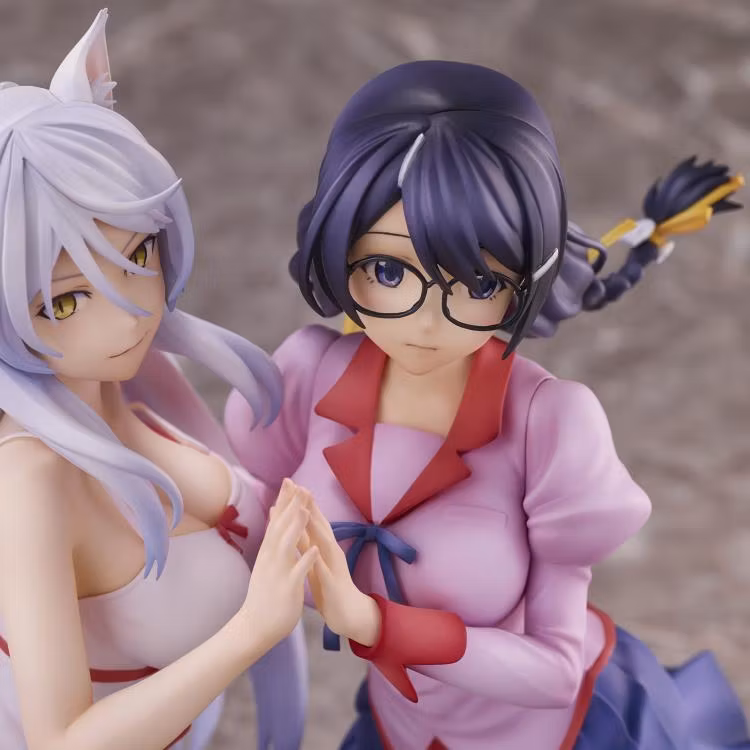 Nekomonogatari Kuro Tsubasa Hanekawa & Black Hanekawa Figure Set (Rerelease)
