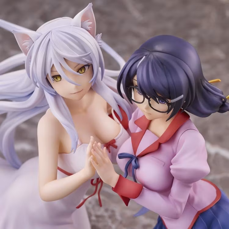 Nekomonogatari Kuro Tsubasa Hanekawa & Black Hanekawa Figure Set (Rerelease)