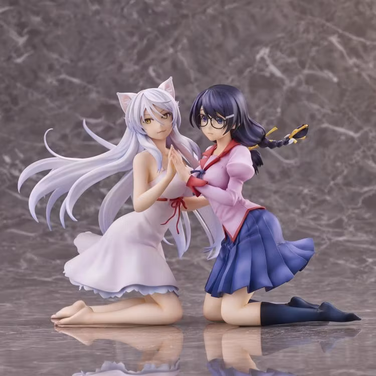 Nekomonogatari Kuro Tsubasa Hanekawa & Black Hanekawa Figure Set (Rerelease)