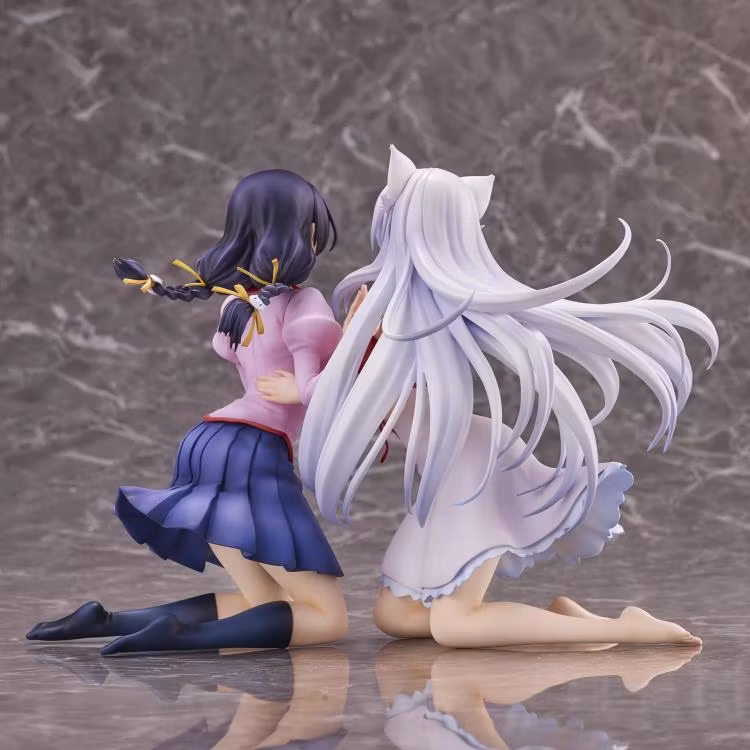 Nekomonogatari Kuro Tsubasa Hanekawa & Black Hanekawa Figure Set (Rerelease)