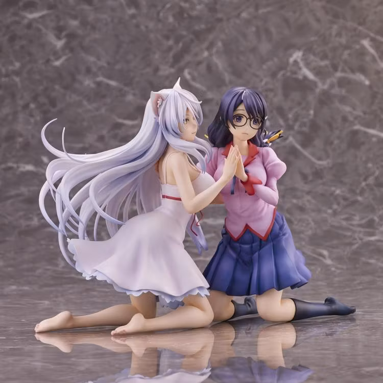 Nekomonogatari Kuro Tsubasa Hanekawa & Black Hanekawa Figure Set (Rerelease)