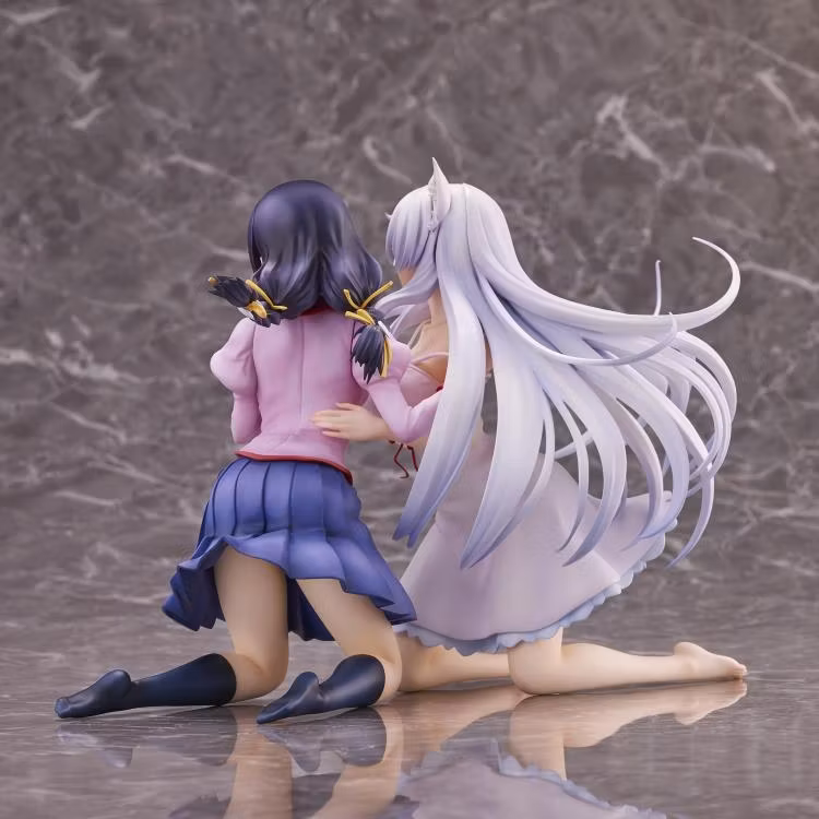 Nekomonogatari Kuro Tsubasa Hanekawa & Black Hanekawa Figure Set (Rerelease)
