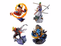One Piece Petitrama Log Box Rebirth Wano Kuni Vol.1 Set of 4 Figures