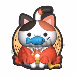 One Piece Mega Cat Project Nyan Piece Nyan! Rubber Clip Set