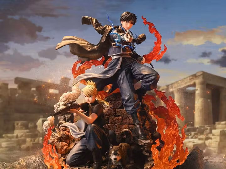 Fullmetal Alchemist: Brotherhood Concept Masterline Roy Mustang & Riza Hawkeye 1/6 Scale Statue