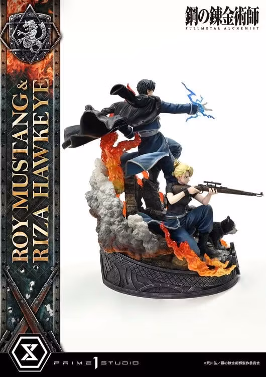 Fullmetal Alchemist: Brotherhood Concept Masterline Roy Mustang & Riza Hawkeye 1/6 Scale Statue