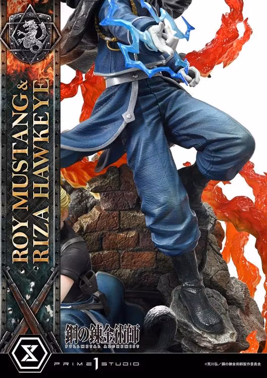 Fullmetal Alchemist: Brotherhood Concept Masterline Roy Mustang & Riza Hawkeye 1/6 Scale Statue