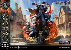 Fullmetal Alchemist: Brotherhood Concept Masterline Roy Mustang & Riza Hawkeye (Deluxe Ver.) 1/6 Scale Statue