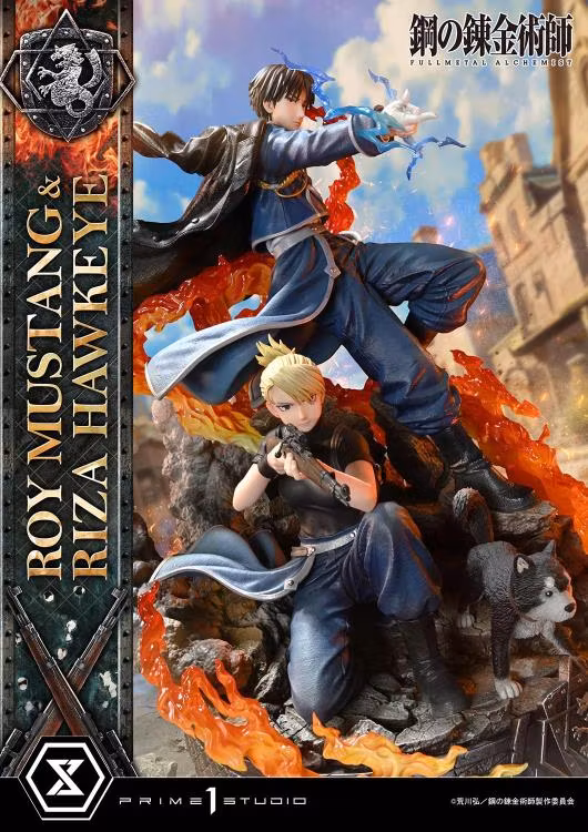 Fullmetal Alchemist: Brotherhood Concept Masterline Roy Mustang & Riza Hawkeye (Deluxe Ver.) 1/6 Scale Statue