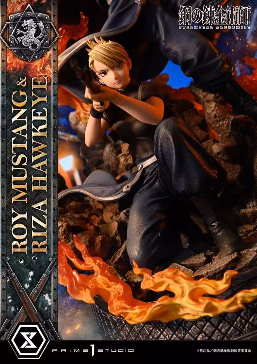Fullmetal Alchemist: Brotherhood Concept Masterline Roy Mustang & Riza Hawkeye (Deluxe Ver.) 1/6 Scale Statue