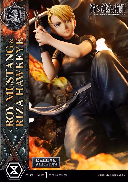 Fullmetal Alchemist: Brotherhood Concept Masterline Roy Mustang & Riza Hawkeye (Deluxe Ver.) 1/6 Scale Statue