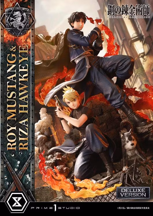 Fullmetal Alchemist: Brotherhood Concept Masterline Roy Mustang & Riza Hawkeye (Deluxe Ver.) 1/6 Scale Statue