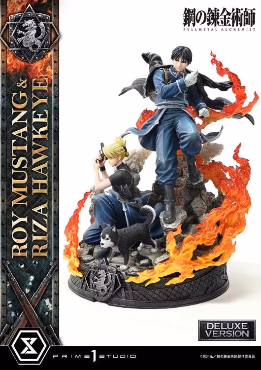 Fullmetal Alchemist: Brotherhood Concept Masterline Roy Mustang & Riza Hawkeye (Deluxe Ver.) 1/6 Scale Statue
