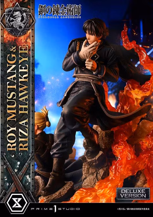 Fullmetal Alchemist: Brotherhood Concept Masterline Roy Mustang & Riza Hawkeye (Deluxe Ver.) 1/6 Scale Statue