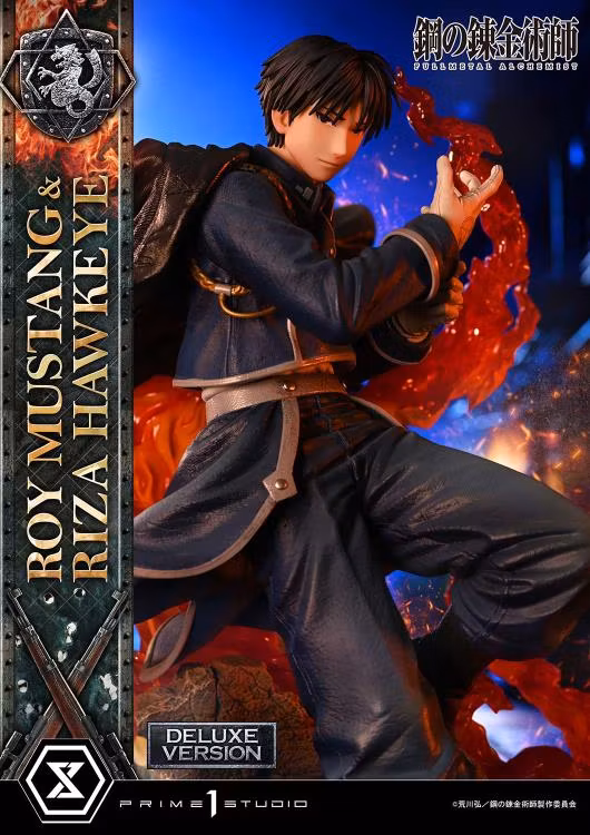 Fullmetal Alchemist: Brotherhood Concept Masterline Roy Mustang & Riza Hawkeye (Deluxe Ver.) 1/6 Scale Statue