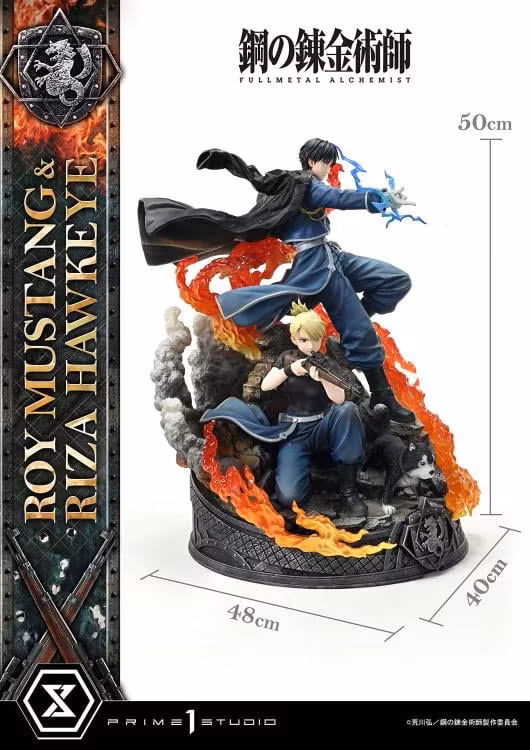 Fullmetal Alchemist: Brotherhood Concept Masterline Roy Mustang & Riza Hawkeye (Deluxe Ver.) 1/6 Scale Statue