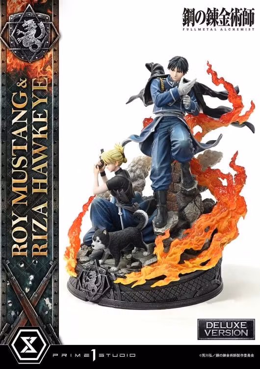 Fullmetal Alchemist: Brotherhood Concept Masterline Roy Mustang & Riza Hawkeye (Deluxe Ver.) 1/6 Scale Statue