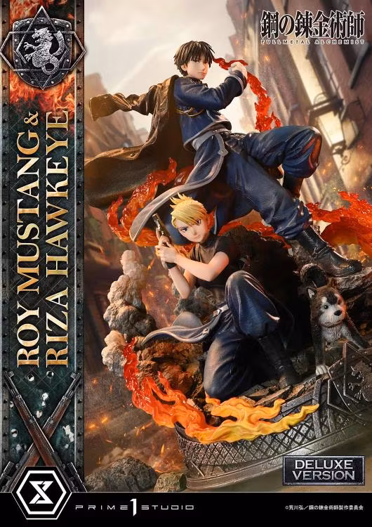 Fullmetal Alchemist: Brotherhood Concept Masterline Roy Mustang & Riza Hawkeye (Deluxe Ver.) 1/6 Scale Statue