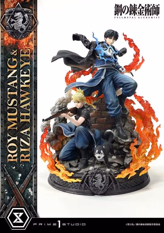Fullmetal Alchemist: Brotherhood Concept Masterline Roy Mustang & Riza Hawkeye (Deluxe Ver.) 1/6 Scale Statue