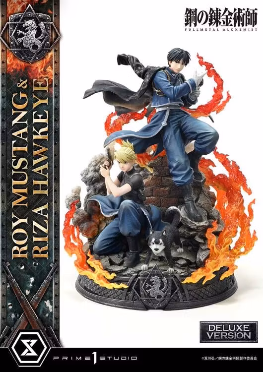 Fullmetal Alchemist: Brotherhood Concept Masterline Roy Mustang & Riza Hawkeye (Deluxe Ver.) 1/6 Scale Statue