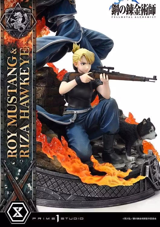 Fullmetal Alchemist: Brotherhood Concept Masterline Roy Mustang & Riza Hawkeye (Deluxe Ver.) 1/6 Scale Statue