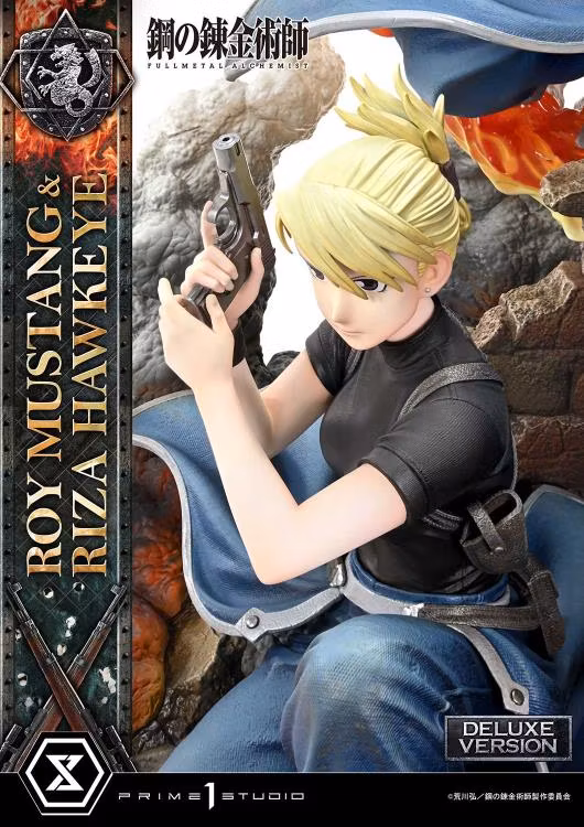 Fullmetal Alchemist: Brotherhood Concept Masterline Roy Mustang & Riza Hawkeye (Deluxe Ver.) 1/6 Scale Statue