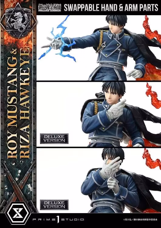 Fullmetal Alchemist: Brotherhood Concept Masterline Roy Mustang & Riza Hawkeye (Deluxe Ver.) 1/6 Scale Statue