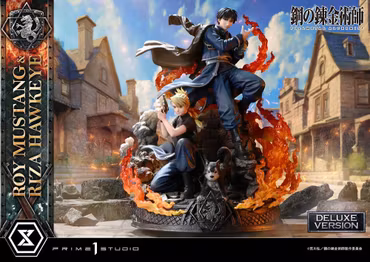 Fullmetal Alchemist: Brotherhood Concept Masterline Roy Mustang & Riza Hawkeye (Deluxe Ver.) 1/6 Scale Limited Edition Statue (with Bonus)