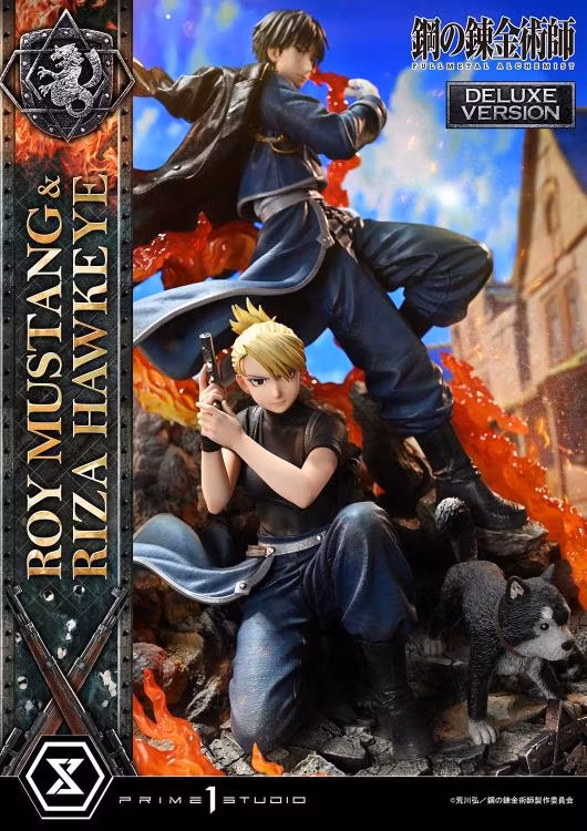 Fullmetal Alchemist: Brotherhood Concept Masterline Roy Mustang & Riza Hawkeye (Deluxe Ver.) 1/6 Scale Limited Edition Statue (with Bonus)