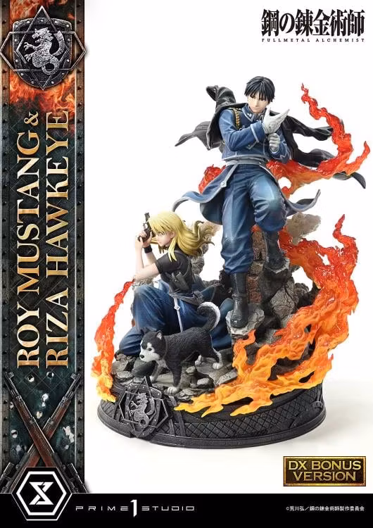 Fullmetal Alchemist: Brotherhood Concept Masterline Roy Mustang & Riza Hawkeye (Deluxe Ver.) 1/6 Scale Limited Edition Statue (with Bonus)