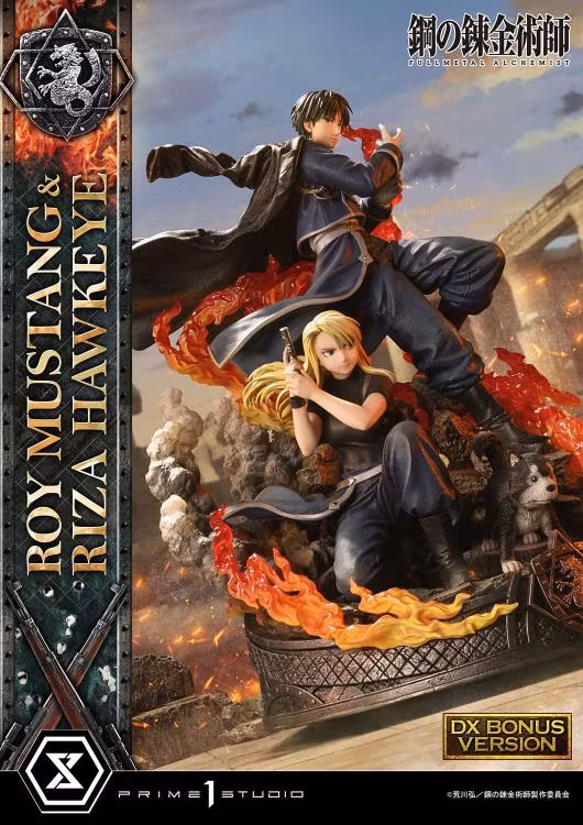Fullmetal Alchemist: Brotherhood Concept Masterline Roy Mustang & Riza Hawkeye (Deluxe Ver.) 1/6 Scale Limited Edition Statue (with Bonus)