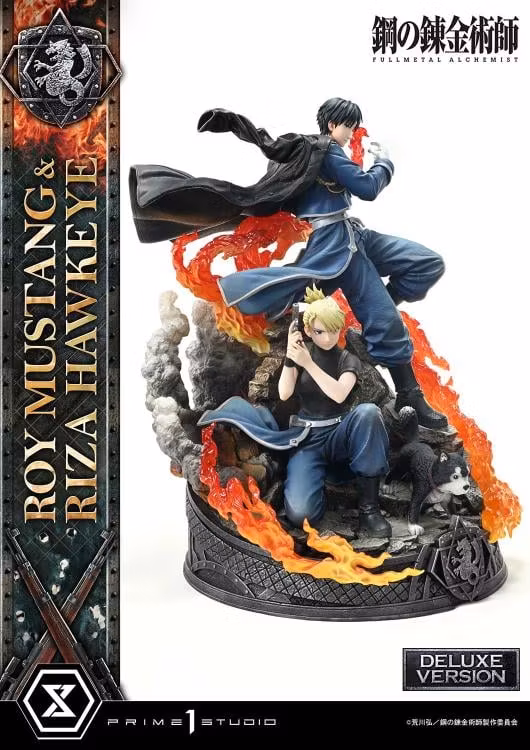 Fullmetal Alchemist: Brotherhood Concept Masterline Roy Mustang & Riza Hawkeye (Deluxe Ver.) 1/6 Scale Limited Edition Statue (with Bonus)