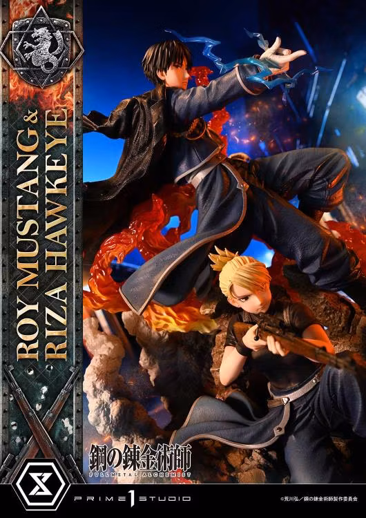 Fullmetal Alchemist: Brotherhood Concept Masterline Roy Mustang & Riza Hawkeye (Deluxe Ver.) 1/6 Scale Limited Edition Statue (with Bonus)