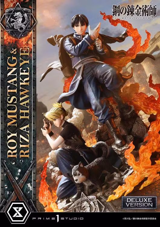 Fullmetal Alchemist: Brotherhood Concept Masterline Roy Mustang & Riza Hawkeye (Deluxe Ver.) 1/6 Scale Limited Edition Statue (with Bonus)