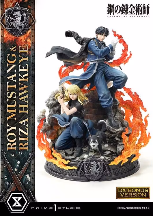 Fullmetal Alchemist: Brotherhood Concept Masterline Roy Mustang & Riza Hawkeye (Deluxe Ver.) 1/6 Scale Limited Edition Statue (with Bonus)