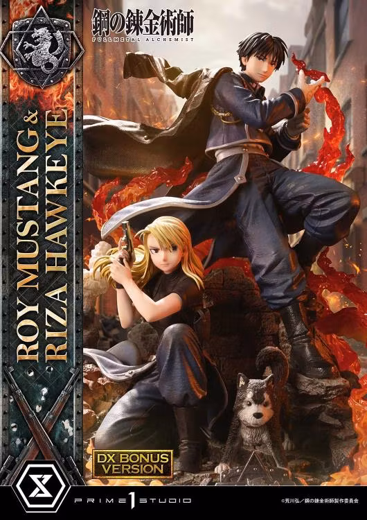 Fullmetal Alchemist: Brotherhood Concept Masterline Roy Mustang & Riza Hawkeye (Deluxe Ver.) 1/6 Scale Limited Edition Statue (with Bonus)