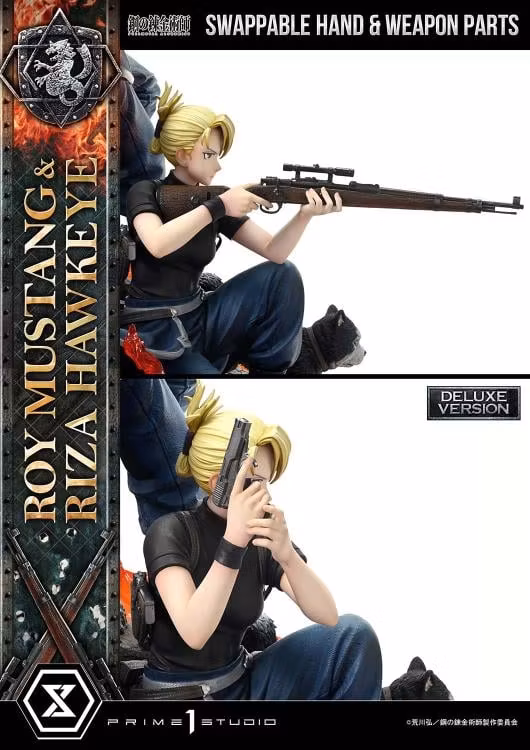 Fullmetal Alchemist: Brotherhood Concept Masterline Roy Mustang & Riza Hawkeye (Deluxe Ver.) 1/6 Scale Limited Edition Statue (with Bonus)