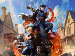 Fullmetal Alchemist: Brotherhood Concept Masterline Roy Mustang & Riza Hawkeye (Deluxe Ver.) 1/6 Scale Statue