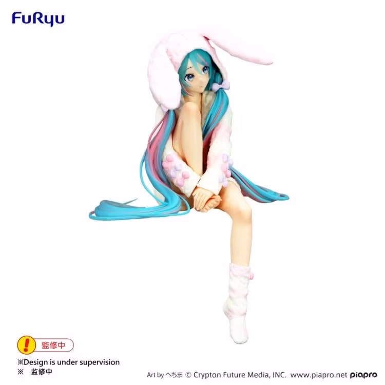 Vocaloid Miku Hatsune (Rabbit Ear Hood Ver.) Noodle Stopper Figure