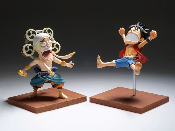 One Piece World Collectable Figure Log Stories Monkey D. Luffy & Enel