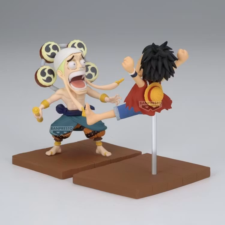One Piece World Collectable Figure Log Stories Monkey D. Luffy & Enel