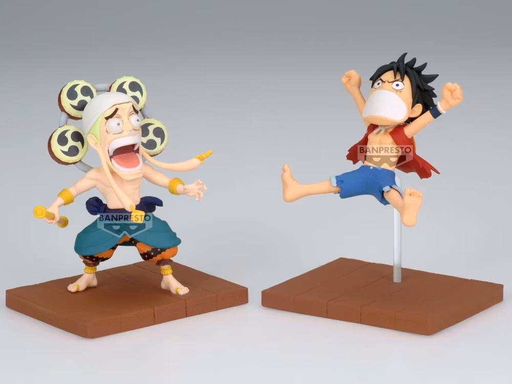 One Piece World Collectable Figure Log Stories Monkey D. Luffy & Enel