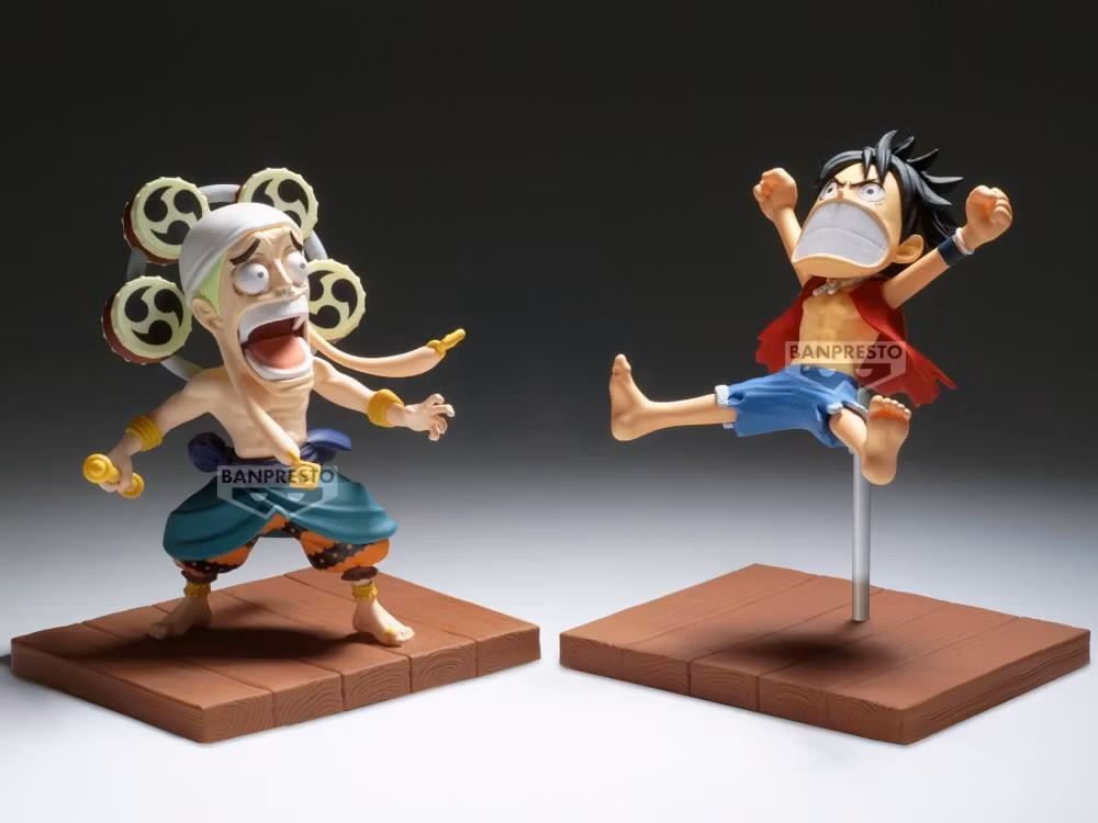 One Piece World Collectable Figure Log Stories Monkey D. Luffy & Enel