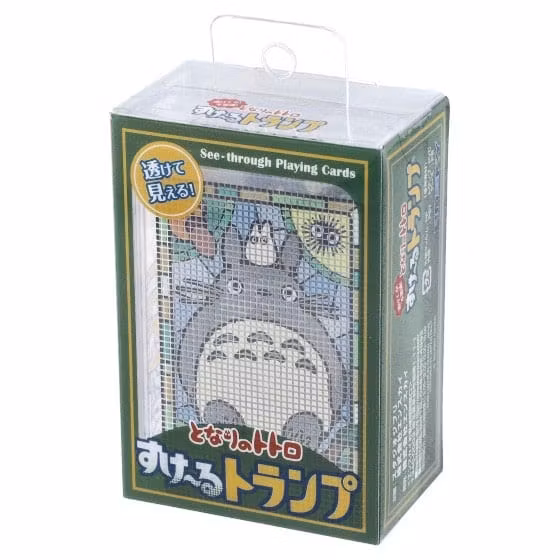 Studio Ghibli My Neighbor Totoro Transparent Playing Cards Totoro