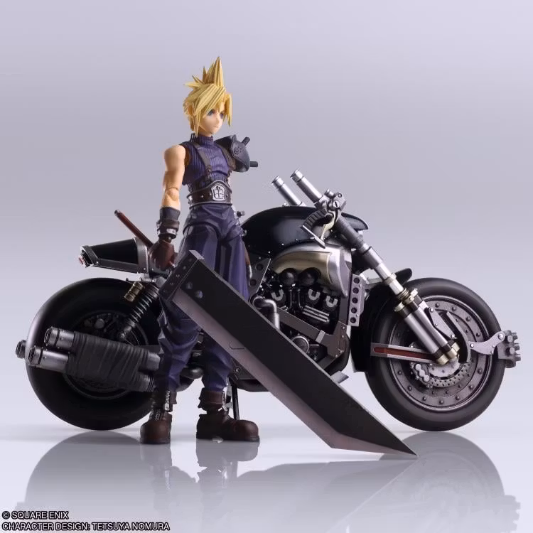 Final Fantasy VII Bring Arts Cloud Strife & Hardy-Daytona Set