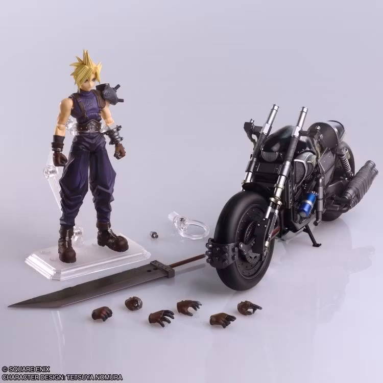 Final Fantasy VII Bring Arts Cloud Strife & Hardy-Daytona Set