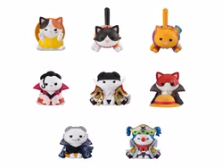 One Piece Mega Cat Project Nyan Piece Nyan! Luffy & Paramount War of Marineford Set of 8 Figures