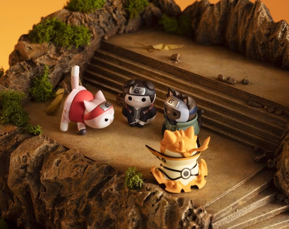 Naruto: Shippuden Nyaruto! Mega Cat Project Break Out! Fourth Great Ninja War Set of 8 Figures