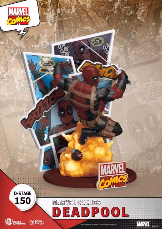 Marvel D-Stage DS-150 Deadpool SDCC 2024 PX Previews Exclusive Limited Edition Statue